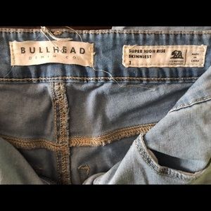 Bullhead Jeans - Bullhead Super High Rise Skinniest Light Blue Jean Bullhead Jeans - Bullhead Super High Rise Skinniest Light Blue Jean